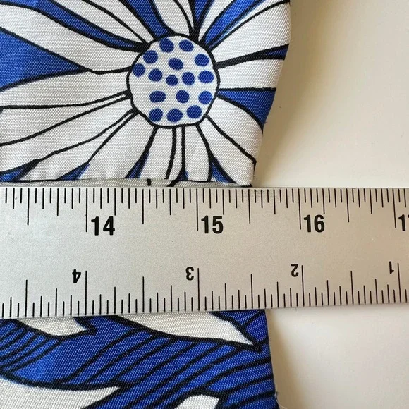 Sheri Martin‎ Dress Blue Floral  Cocktail Whimsical  Size 6 Retro Vintage Y2K - Picture 11 of 13